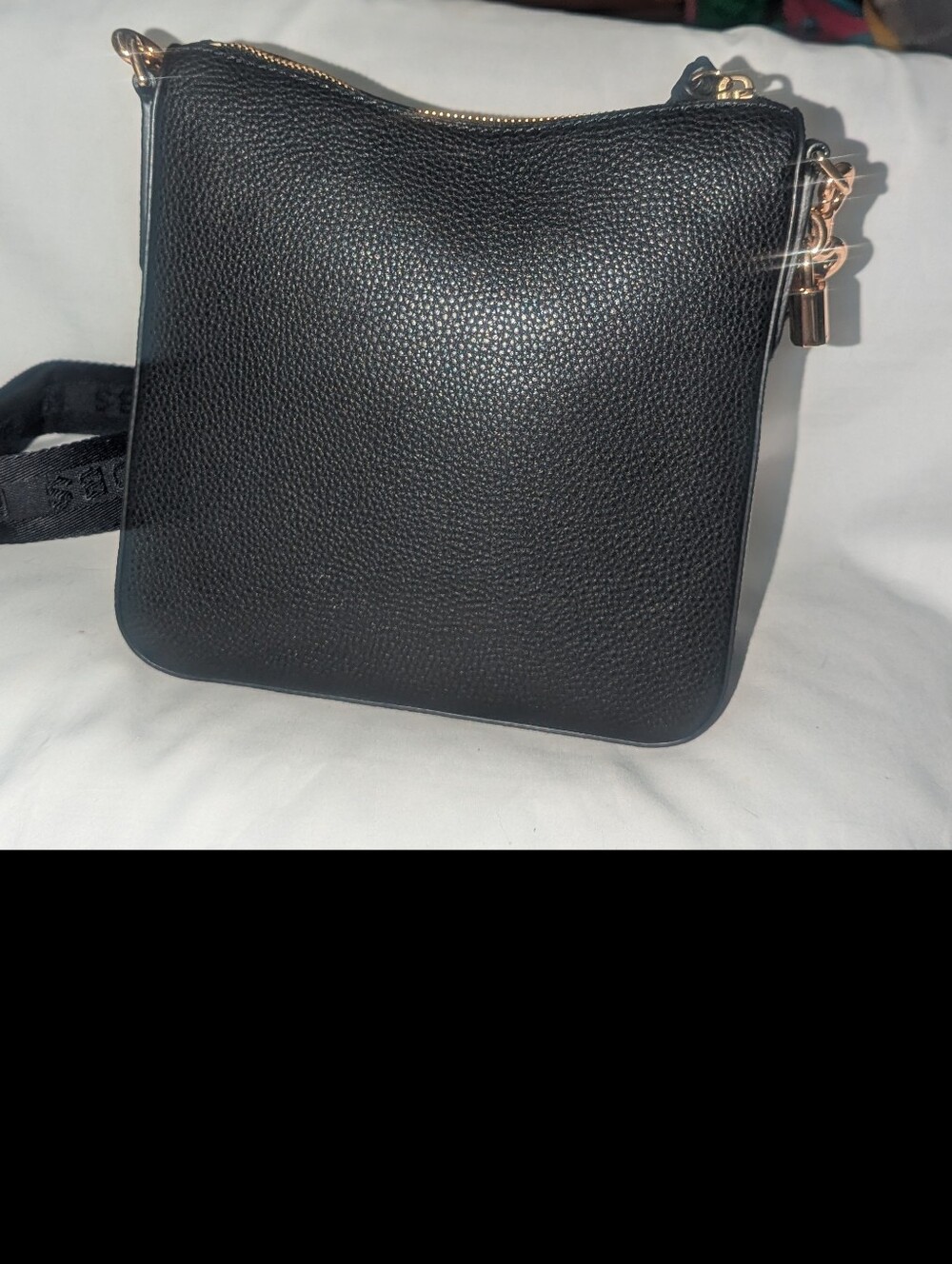 Marc Jacobs Drifter Swing Black Pebbled Leather Crossbody Bag - Picture 3 of 15